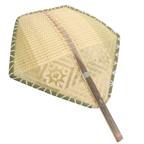 OUNONA Woven Bamboo Handfächer Handgemachter Sommerventilator für Kühlung und Dekoration Leicht Langlebig für Strandpartys und Traditionelle Wohnkultur OUNONA Woven Bamboo Handfächer Handgemachter Sommerventilator für Kühlung und Dekoration Leicht Langlebig für Strandpartys und Traditionelle Wohnkultur von OUNONA