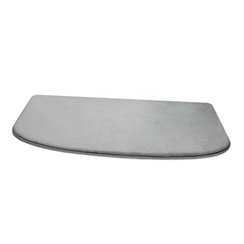 OUNONA rutschfeste Badematte Waschbare Schnelltrocknende Badvorleger aus Memory Bequem Saugfähig für Badezimmer Duschbereich und Skid Design von OUNONA
