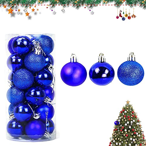 10 Stück Weihnachtskugeln Ornamente,Weihnachtskugeln Baumschmuck,Christbaumkugeln,Baumschmuck Weihnachten,wiederverwendbar für Weihnachtsbaumschmuck von OUOQI