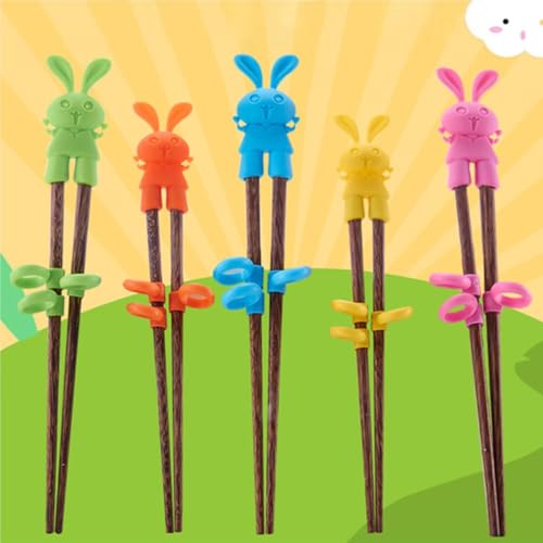 1 Paar Kinder Essstäbchen Cartoon Wiederverwendbares Geschirr Set Rutschfeste Handheld-Lern-Essstäbchen für Anfänger Kleinkinder Jungen Mädchen Nr. 2 1 Paar Kinder Essstäbchen Cartoon Wiederverwendbares Geschirr Set Rutschfeste Handheld-Lern-Essstäbchen für Anfänger Kleinkinder Jungen Mädchen Nr. 2 von OUOULAJY