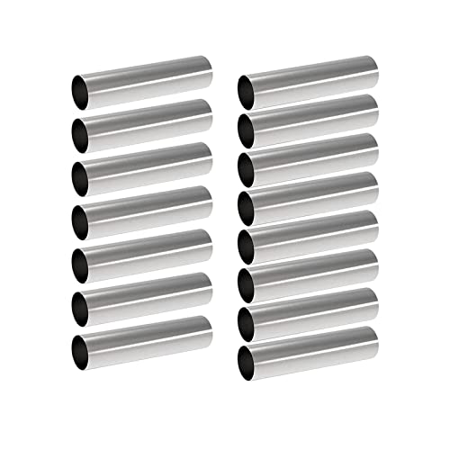 15 x Edelstahl-Cannoli-Form, antihaftbeschichtet, für Eistüten, Pfannkuchen von OUOULAJY