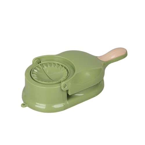 2-in-1 Manuelle Teigtaschenpresser, tragbar, wiederverwendbar, ABS, Teigpresswerkzeug, Küchenhelfer, Zubehör, Grün von OUOULAJY