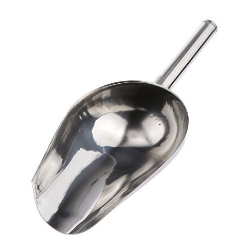 Edelstahl-Eisschaufel, Schaufel, Süßigkeiten, Buffet, Mehl, Süßigkeiten, Messwerkzeug, 27,9 cm von OUOULAJY
