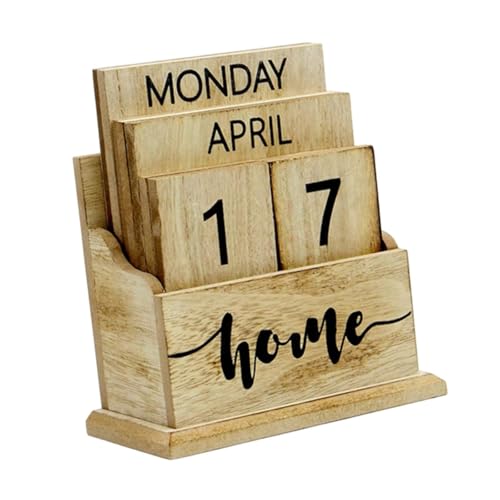 Holzblock Kalender Schreibtisch Büro Wohnzimmer Geburtstagsgeschenk Ewiger Kalender Zuhause Holzblock Kalender Schreibtisch Büro Wohnzimmer Geburtstagsgeschenk Ewiger Kalender Zuhause von OUOULAJY