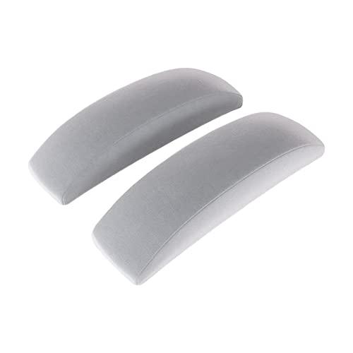 OUOULAJY 2 x Armlehnenpolster, tragbar, bequeme Unterstützung für Bürostuhl, Grau von OUOULAJY