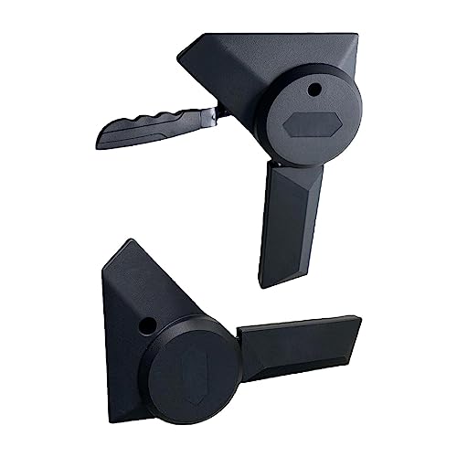 OUOULAJY 2 x Drehstuhl mit hoher Rückenlehne für Computertisch, Winkelversteller für Gaming-Sitz, 90–155 Grad Winkel von OUOULAJY