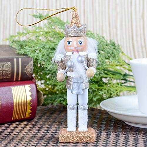OUOULAJY 5 x 12cm Holz Nussknacker Solider Figuren Modell Puppe Wohnkultur von OUOULAJY