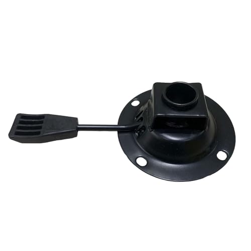 OUOULAJY Barhocker Stuhl Sitz Drehbare Bodenplatte Metallgestell Zubehör Verstellbar Ø 13,5 cm von OUOULAJY