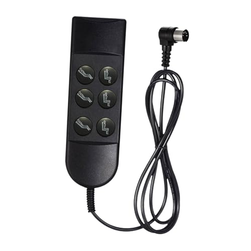 OUOULAJY Elektrischer Liegestuhl-Controller, sechs Tasten, Ersatzteile, für Wohnzimmer, Büro, B-Ellenbogen von OUOULAJY