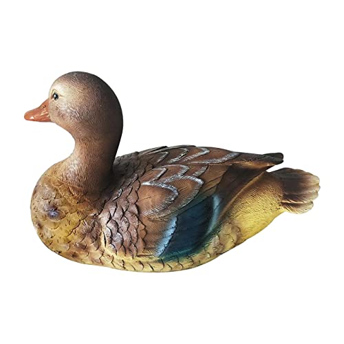 OUOULAJY Fee Miniaturfigur Gartenfigur Hof Geschenk weibliche Mandarine Ente von OUOULAJY