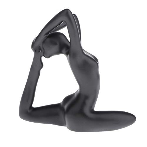 OUOULAJY Home Yoga Mädchen Ornamente Keramik Handwerk Ornament Kreative Wohneinrichtung 3 Typ 3 von OUOULAJY