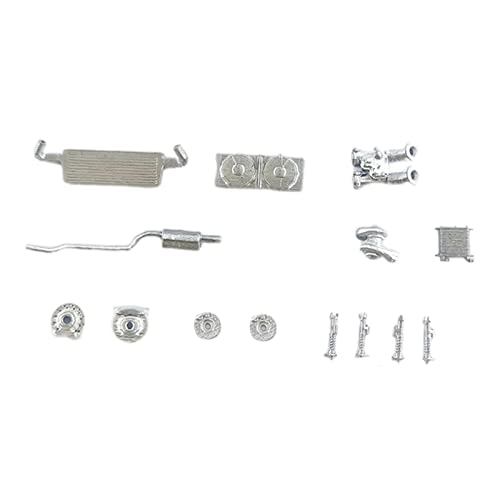 OUOULAJY Maßstab 1/64 Auto Werkstatt Layout Diorama Modell Spielzeug Blau Zubehör 2,8-3 cm von OUOULAJY