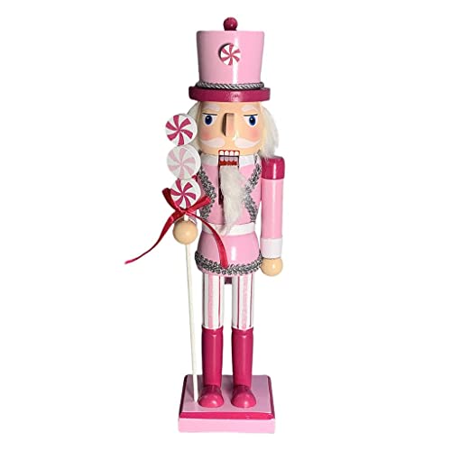 OUOULAJY Nussknacker-Soldat aus Holz, Ornament für Weihnachtsdekoration, Windmühle von OUOULAJY