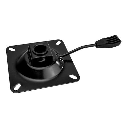 OUOULAJY Sitzstuhl Drehbare Grundplatte Bürostuhl Drehsteuerung für Barhocker mit Hebehebel 168x168mm von OUOULAJY