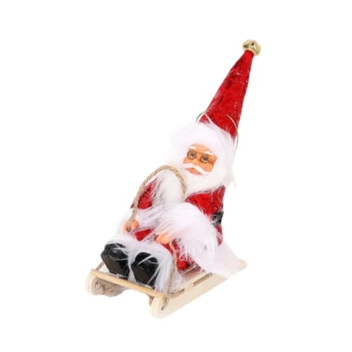 OUOULAJY Weihnachtsmann Skifahren Figur Indoor Schreibtisch Weihnachtsmann Schlitten Figur Dekoration Rot 6,5x13,5x19cm OUOULAJY Weihnachtsmann Skifahren Figur Indoor Schreibtisch Weihnachtsmann Schlitten Figur Dekoration Rot 6,5x13,5x19cm von OUOULAJY