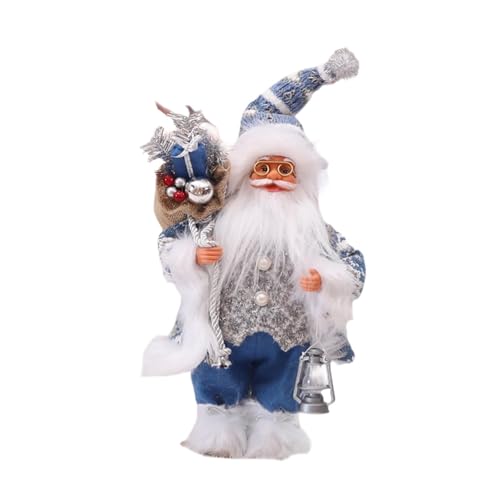 OUOULAJY Weihnachtspuppe Dekofigur Weihnachtsmann Figur für Urlaub Tischfest 30cm OUOULAJY Weihnachtspuppe Dekofigur Weihnachtsmann Figur für Urlaub Tischfest 30cm von OUOULAJY