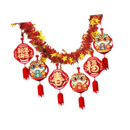 Raumdecke Girlande Neujahr Ornament für Laterne Festival Wohnzimmer Stil D Raumdecke Girlande Neujahr Ornament für Laterne Festival Wohnzimmer Stil D von OUOULAJY