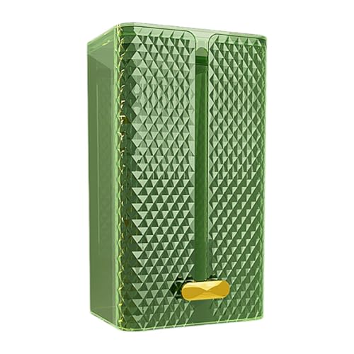 Taschentuchbox-Halter, Wandmontage, für Wohnzimmer, Schreibtisch, Schlafzimmer, Grün, 21,5 x 12,5 x 10,2 cm Taschentuchbox-Halter, Wandmontage, für Wohnzimmer, Schreibtisch, Schlafzimmer, Grün, 21,5 x 12,5 x 10,2 cm von OUOULAJY