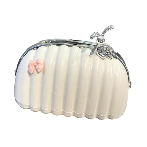 Tissue Holder Shell Shape Creative Tissue Dispenser for Living Room Desk Car with Rabbit Bow von OUOULAJY
