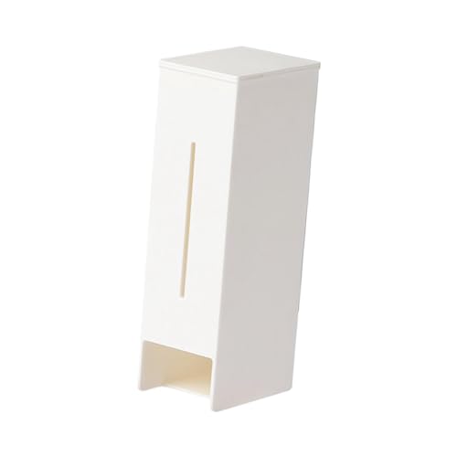 Wandmontierte Taschentuchbox, Aufbewahrungsbehälter, Badezimmer, tragbare Taschentuchbox, Weiß, 21 x 5,8 x 7,8 cm Wandmontierte Taschentuchbox, Aufbewahrungsbehälter, Badezimmer, tragbare Taschentuchbox, Weiß, 21 x 5,8 x 7,8 cm von OUOULAJY