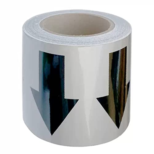 OURECO Arrow Reflective Tape Stickers High Temperature Resistant Waterproof Self-Adhesive Road Tape For Pipe Flow Direction Safety Sign 3Cm X 10M,H,2Pcs/a/1Pcs von OURECO