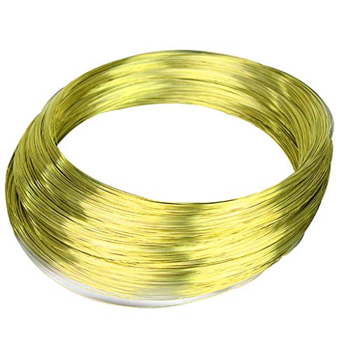 OURECO H62 Messingdraht 0.6Mm Durchmesser, Gewicht 1Kg Für Schmuck, Embellishments von OURECO