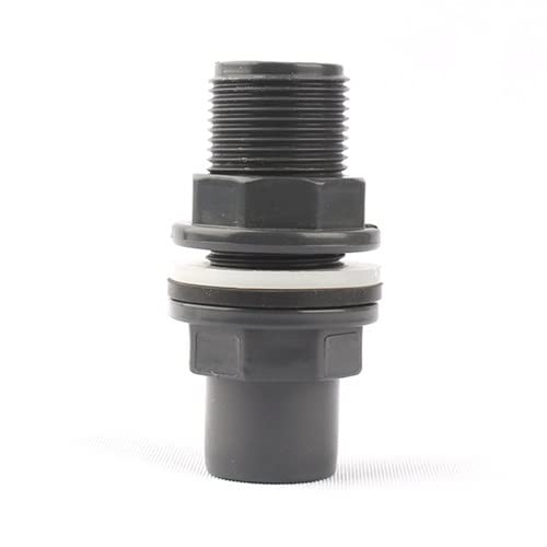OURECO Upvc Wassertank Einlass Auslass Joint Überlauf Rohrverschraubungen Wasserleitung Kopf Verbinder Aquarium Teile, Für Wasseranschlüsse/Inner Diameter 50Mm OURECO Upvc Wassertank Einlass Auslass Joint Überlauf Rohrverschraubungen Wasserleitung Kopf Verbinder Aquarium Teile, Für Wasseranschlüsse/Inner Diameter 50Mm von OURECO