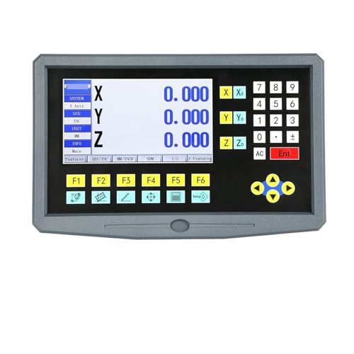 19 Language BIG LCD DRO HS800-3 3 Axis Digital Readout Display TTL AC110V/220V For Lathe Mill Linear Scale Encoder Rrating Ruler von OURNXI