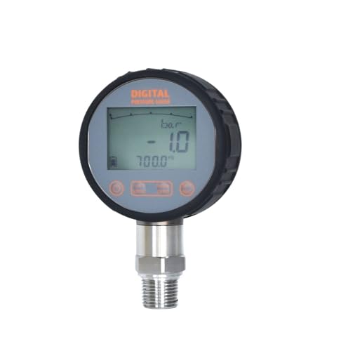 DR-S211 Precision Calibrated Pressure Gauge 0.05% FS Data Logger Pressure Recorder Rotate Head 330° Diameter 85mm(0-4MPA,1-4 NPT) von OURNXI