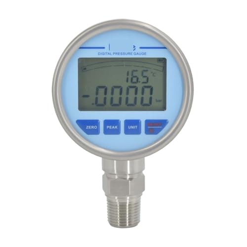 DR3710 Absolute Vacauum Pressure Gauge 1bar Accuracy 0.5% FS 5 Digits Display Dia 80mm G1/4 G1/2 1/2NPT 1/4NPT(0-16mpa,NPT 1-8) von OURNXI