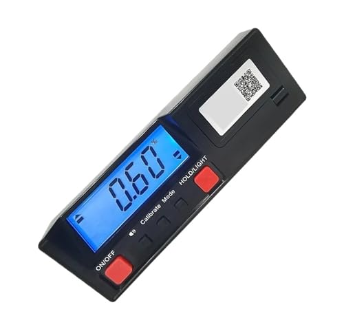 Digital LCD Protractor Angle Finder Level Inclinometer Magnetic V-Groove 0~360degree Inclinometer Level Box With Magnet(Plastic backlight) von OURNXI