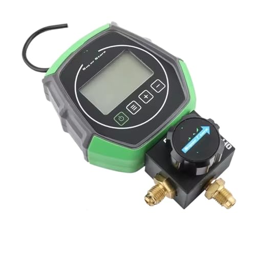 Electronic Gauge Digital Display Manifold Tester Refrigerant Vacuum Pressure Gauge Air Conditioning Leak von OURNXI