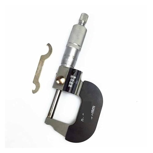 JQS-25 Outside Micrometer With Counter Read Digital Micrometer Counter Micrometer Thickness Gauge Tool(0-25mm) von OURNXI