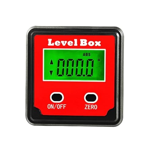 Mini Digital High Precision Goniometer Electronic Level Box Magnetic Protractor Inclinometer IP54 Angle Finder Meter Gauge von OURNXI