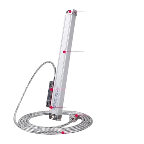 NT-M 0.005mm Electronic Ruler High Accuracy TTL DRO 450-800mm Linear Scale 1micron Optical Encoder Optical Grating Ruler(550mm travel) von OURNXI