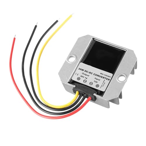 OURNXI DC zu DC 12V zu 36V 2AMP 72W Konverter-Boost-Modul, 12V-36V DC-DC Step-Up-Leistungsregler(12V to 36V 1A) von OURNXI