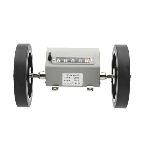 OURNXI Z96-F Mechanical Meter Counter, Length Distance 0-9999.9, Double Rolling Wheel Mechanically Driven Recorder, Measuring Length(Yard Counter) von OURNXI