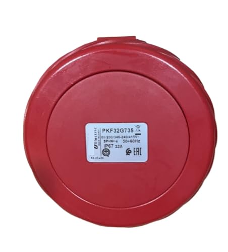 PKF32G735 Industrial Receptacle 32A Outlet Receptacle Italic Industrial Socket von OURNXI