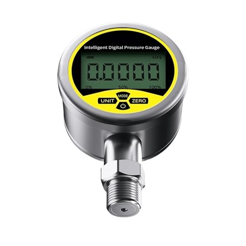 QDL80B Digital Pressure Gauge -0.1-60Mpa 0.2% LCD Display Pressure Gauge M20*1.5 304SS Digital Pressure Meter 80mm Water Air Manometer(0-0.1Mpa,0.2 80mm M20-1.5) von OURNXI