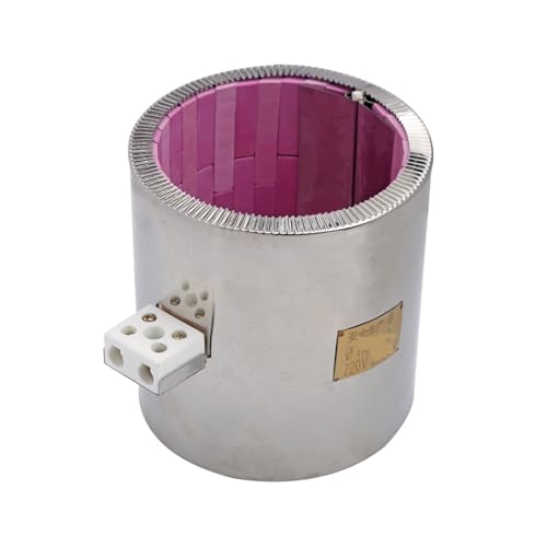 Red Ceramic Band Heater 55x80mm/55x145mm/110x75mm/110x110mm/110x140mm/110x170mm Element Max High-temperature To 1200 Degrees(110x75mm 1200W) von OURNXI