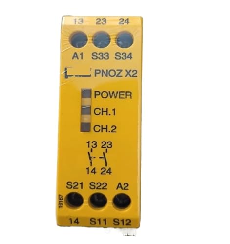Safety Relay PNOZ X2 774303 Relay Safety Gate Swich E Stop Relay Electronmagnetic von OURNXI