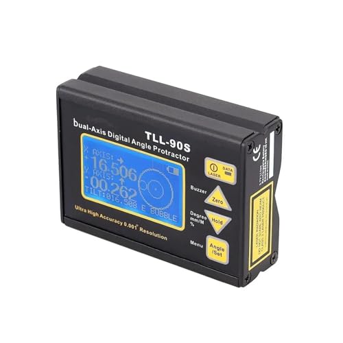 TLL-90S High Precision Angle Protractor 0.005° Dual-Axis Digital Inclinometer 0.001° Magnetic Electronic Level Meter RS485(Protractor-1) von OURNXI