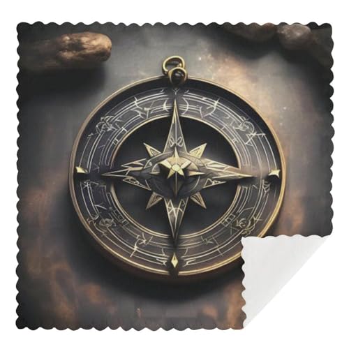 OURTEV Magical Design Geschirrtücher mit nordischem Runen-Kompass-Druck, wiederverwendbare Geschirrtücher, schnell trocknend, waschbar, Reinigung, Waschlappen für Geschirr, Töpfe, Pfannen und OURTEV Magical Design Geschirrtücher mit nordischem Runen-Kompass-Druck, wiederverwendbare Geschirrtücher, schnell trocknend, waschbar, Reinigung, Waschlappen für Geschirr, Töpfe, Pfannen und von OURTEV