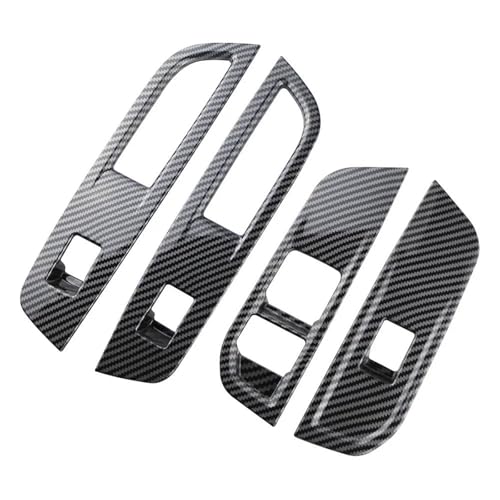 OUSDUO 4 Stücke Für MG4 Für MG 4 EV Für Mulan 2022 2023 2024 LHD Auto Fenster Control Lift Switchs Panel Abdeckung Carbon Faser Aufkleber Fensterheberschalter OUSDUO 4 Stücke Für MG4 Für MG 4 EV Für Mulan 2022 2023 2024 LHD Auto Fenster Control Lift Switchs Panel Abdeckung Carbon Faser Aufkleber Fensterheberschalter von OUSDUO