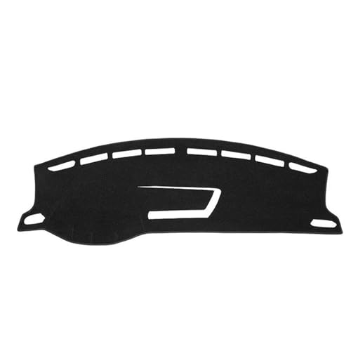 OUSDUO Armaturenbrett-Matte Für VW Für T-Cross Für T Cross 2018-2023 Auto Dashboard Abdeckung Matte Sonnenschutz Pad Instrument Panel Teppiche Anti-UV(Color:Black Side,Größe:LHD) von OUSDUO