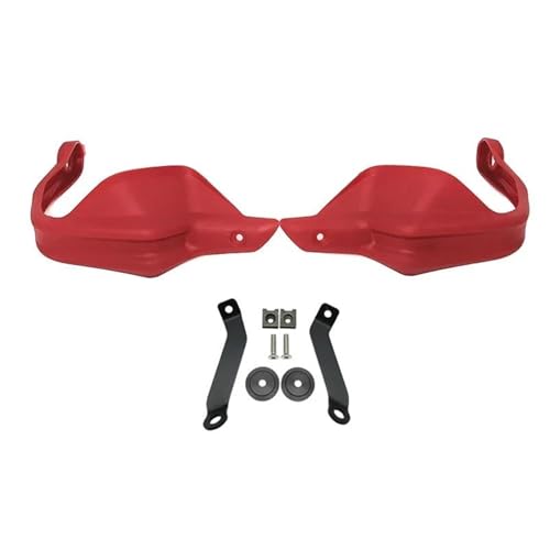 OUSDUO Carbon Look Handschutz Hand Schutz Wind Schild Hand Schutz Für NC750X CB500X NC750S NC700X NC750X 2013-2023 2021 2022 Motorrad Handschutz(Red) von OUSDUO