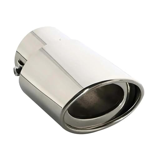 OUSDUO Für Opel Für Astra G Gtc Jh Für Corsa Für Insignia Mokka KX3 KX5 Auto Schwanz Kehle Auspuffrohr Dekoration Änderung Schalldämpfer Auto Auspuffspitzen(Straight) von OUSDUO