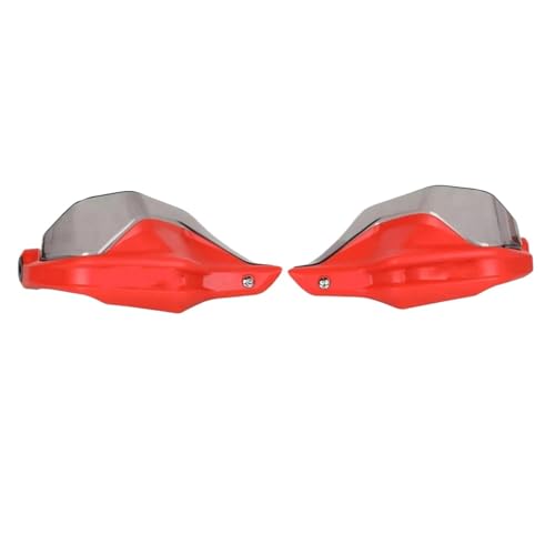 OUSDUO Für SYM ADX300 2024 2025 Motorrad ADX 300 Lenker Handschutz Hand Schild Schutz Schild Schutz Protector Zubehör Motorrad Handschutz(Red-Gray LG) von OUSDUO