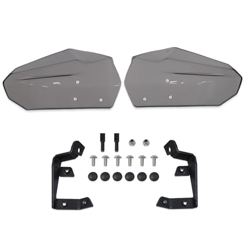 OUSDUO Für Y&amaha N-MAX 155 N-MAX 125 N-MAX150 2015-2021 Handprotektoren Motorrad Handprotektoren Schild Hand Guard Protector Windschutzscheibe Teil Motorrad Handschutz(Gray) von OUSDUO
