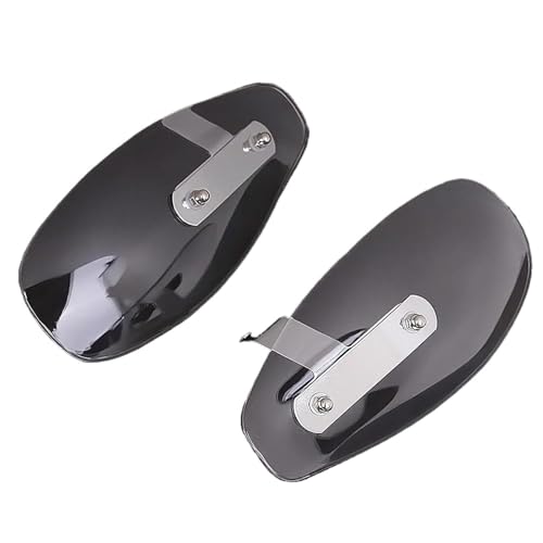 OUSDUO Motorrad Lenker Windschutzscheibe Handschutz Schutz Windabweiser Schild Für Harley Für Touring Chopper Cruisers Custom Motorrad Handschutz(A) von OUSDUO